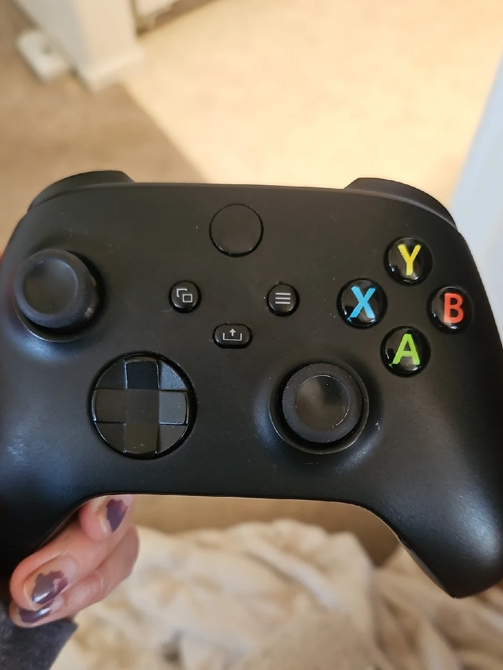 Xbox-Style Wireless Game Controller - Black
